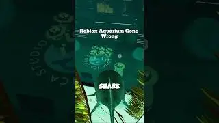 Roblox Aquarium Gone Wrong #roblox #robloxfyp #shark #micup #micuproblox #scream #pranks
