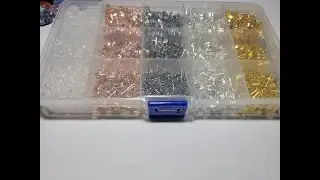 BQTQ 2600 Pcs Earring Making Supplies with Stainless Steel Earring Posts Earring Backs Flat P Review
