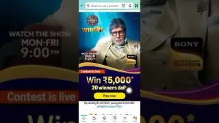 Amazon KBC Win ₹5000 Daily #shortsfeed #onlineearnmoney