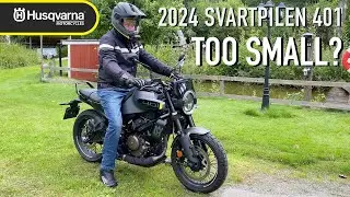 2024-2025 Husqvarna Svartpilen 401 Seat Height & is it too Small ?