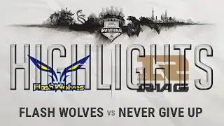 FW vs RNG Highlights - Day 3 Mid Season Invitational 2016 - Flash Wolves vs Royal MSI D3