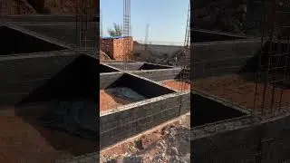 Foundation waterproofing phase for protection 👷🏾&zwj;♂️❤️ #construction  #building #home #amazing #house