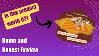 Dog and Cat Heating Pad Waterproof Heated Bed, Adjustable Temperature, Chew Resistant Cord, Washable