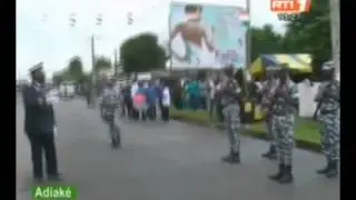 Célébration du 54ème anniversaire de la Côte d`Ivoire à  Rubino, Grand morié, Vavoua