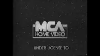 MCA Home Video (with Goodtimes Home Video) B&W