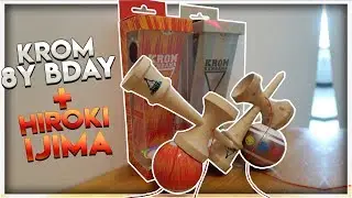 UNBOXING KROM KENDAMA 8Y BDAY & HIROKI IJIMA PRO MODEL + TRICKURI