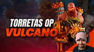 JOGANDO COM O PIOR ITEM DO JOGO MAS DANDO CERTO! VULCAN! SMITE 2 CONQUISTA