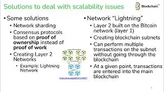 Chapter 01 - Section 4 - Blockchain challenges and limitations