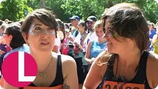 Bowel Babe Deborah James and Friends Run the London Vitality 10K in Their Knickers | Lorraine