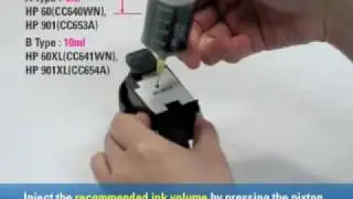 Inktec Hewlett Packard HPI-4060D Refill Kit Video