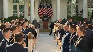 RAW: Donald Trump delivers remarks at Charlie Kirk Medal of Freedom ceremony