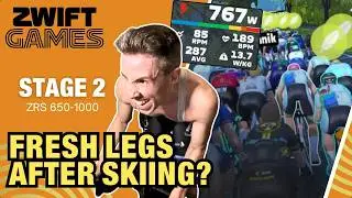 Racing Esports Pros on Hudson Hustle &ndash; Zwift Games (Stage 2)
