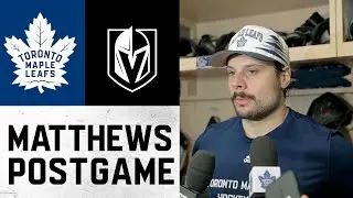 Auston Matthews | Post Game vs Vegas Golden Knights | January 15, 2026