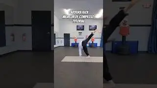Capoeira Kick Meia Lua de Compasso Tutorial! Half Moon Kick #capoeira #martialarts #shorts