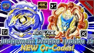 New Typhon T5 Golden Dragon Beymaster Invitational Qr-Codes - Beyblade Burst Rise