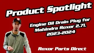 Engine Oil Drain Plug for Mahindra Roxor 2.7L 2023-2024 - Roxor Parts Direct Product Spotlight