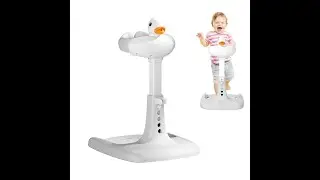 Adjustable Baby Shower Stand with Anti-Slip Base, Portable Bath Helper for Baby 8M-36M