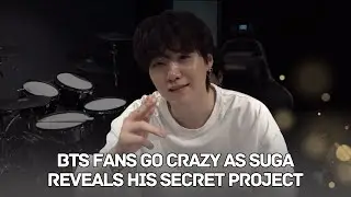 BTS Fans Go Crazy As Suga Reveals His Secret Project - The Details Are Insane