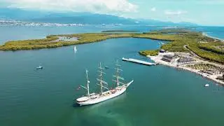 The Statsraad Lehmkuhl at The Historic Naval Dockyard in Port Royal - Arrival & Special Reception