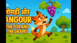 लोमड़ी और अंगूर - मज़ेदार नैतिक कहानी | Moral Stories | Hindi Cartoon | IndianToons