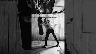 Heavy Bag Hitting Boxing Practice clip