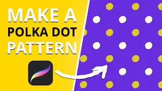 How to Make a Polka Dot Pattern in Procreate