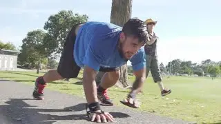 Personal trainer takes on crawling challenge to raise money for charity