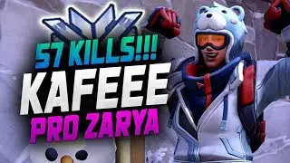 KAFEEE PRO ZARYA! 57 ELIMS! [ OVERWATCH SEASON 14 TOP 500 ]