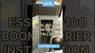 eSSL BG-100 Boom Barrier Installation | Automatic Gate Access Control Demo