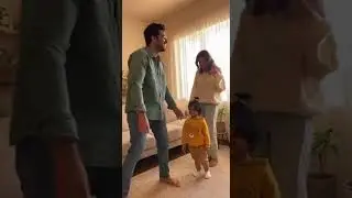 Hug Line Mein Raho Papa 😂 #FunnyFamily #BabyComedy