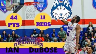 Ian Dubose Houston Baptist Huskies 44 PTS 11 REBS vs Central Arkansas | UNDER THE RADAR PROSPECT!