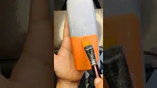 Shampoo Bottle Turns into A Piece of Art🏺#shorts #art #painting #creativeart #vasemaking