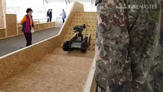 2018 Korea Defense Robot Competition - Korean Minesweeping Robot Demonstration