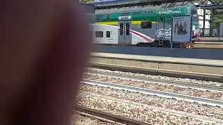 TRENI in arrivo e in PARTENZA DA SARONNO