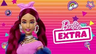 Mattel Barbie Extra &ndash; Blue Leopard Track Suit (HHN09) &sigma;&tau;&omicron; www.booomtoys.gr