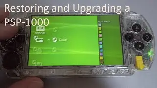 PSP-1000 ReShell и IPS LCD mod Showreel!