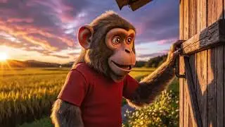 Monkey Farm Emergency: Summer Fire Spreads Fast as Tachi Uses the Water Canal Smartly