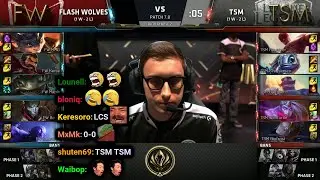 FW vs TSM | 2017 MSI Group Stage Day 2 | Twitch VOD with Chat