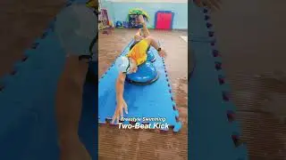 Dryland Drill to Master the Two Beat Kick for Freestyle Swimming