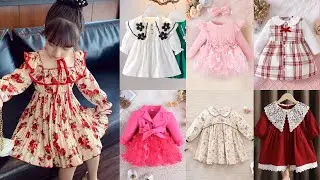 Latest Long Sleeve Frocks Designs//Long Sleeve Frocks For Baby Girls//Full Sleeves Frocks For Winter