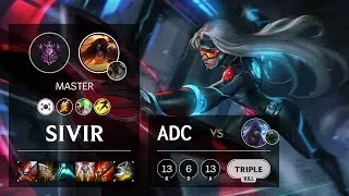 Sivir ADC vs Aphelios - KR Master Patch 10.7