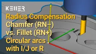 Cutter Radius Compensation G41 G46 &ndash; Chamfer or Fillet, Circular Arcs I/J & R | Instant CNC