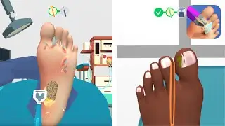 🦶🏥 Foot Clinic - ASMR Feet Care - Days 1-3 - Android Gameplay Walkthrough - (Android, iOS) #49