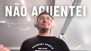 Voltei pro gym depois de MESES e quase morri tentando! 😂
