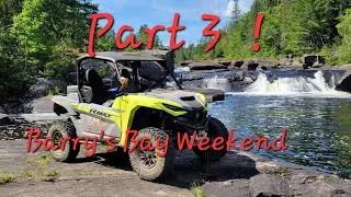 Pt 3 Barry's Bay Weekend/2nd Day Riding  #yamaha #rmax #canamcommander #yamaharmax