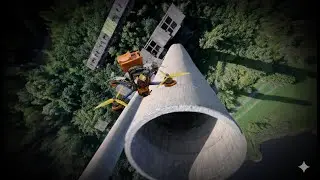 The Concrete Giant: FPV Chimney Dive at Kraftwerk Vogelsang (Roadtrip Pt. 1)