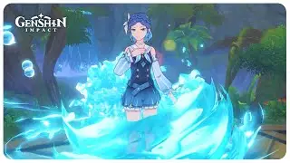 Idyia Transforms into an Oceanid (Cutscene)| Genshin Impact