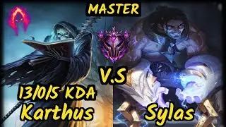 VGIA Razork (KARTHUS) vs SYLAS - 13/0/5 KDA JUNGLE GAMEPLAY - EUW Ranked MASTER