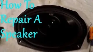 How To Repair A Speaker Surround