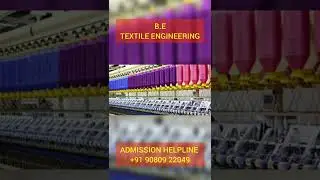 #shorts Textile Engineering Careers - Diploma , B.Tech, M.Tech, Ph.D, Salaries, Top Recruiters